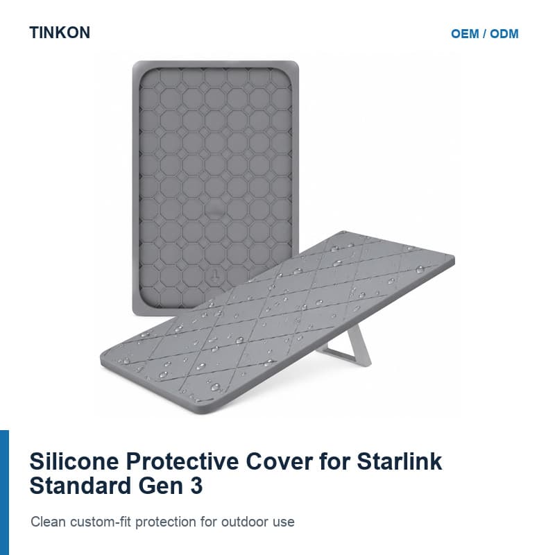 TINKON silicone protective cover for Starlink Standard Gen 3