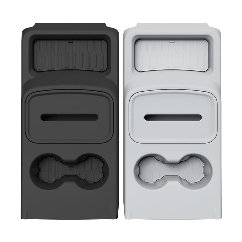 TINKON center console cup holder and tissue organizer for Tesla Model Y Standard