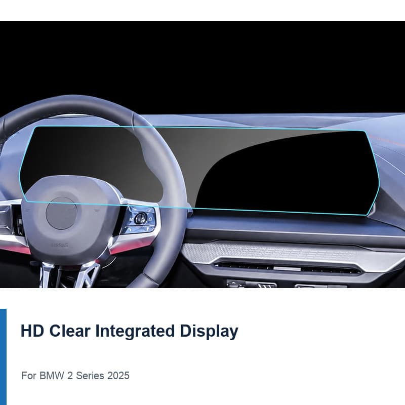 TINKON integrated display screen protector for selected BMW series