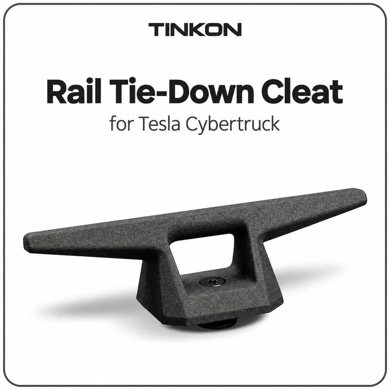 TINKON bed rail tie-down cleat for Tesla Cybertruck
