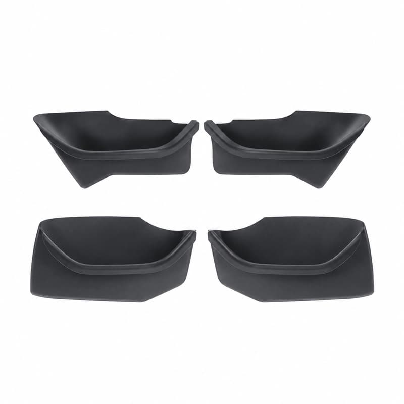 TINKON four-piece door pocket organizer insert set for Tesla Model 3 Highland