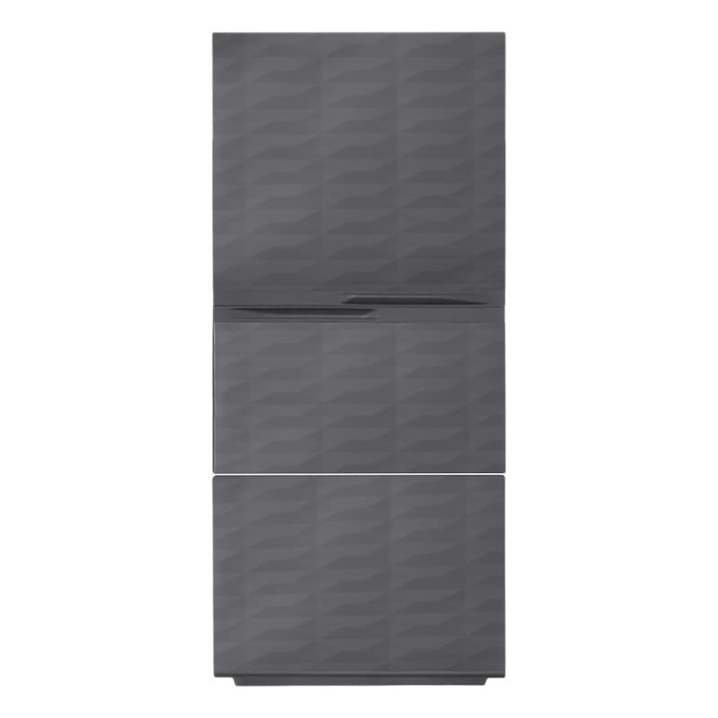 TINKON three-section diamond-texture silicone center console panel covers for Tesla Model Y Model 3 and Model YL