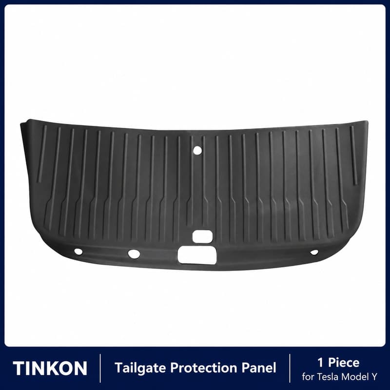 TINKON TPE tailgate interior protection panel for Tesla Model Y