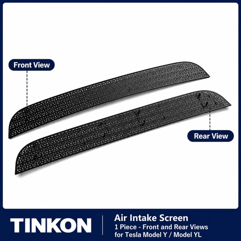 TINKON front air intake screen for Tesla Model Y and Model YL