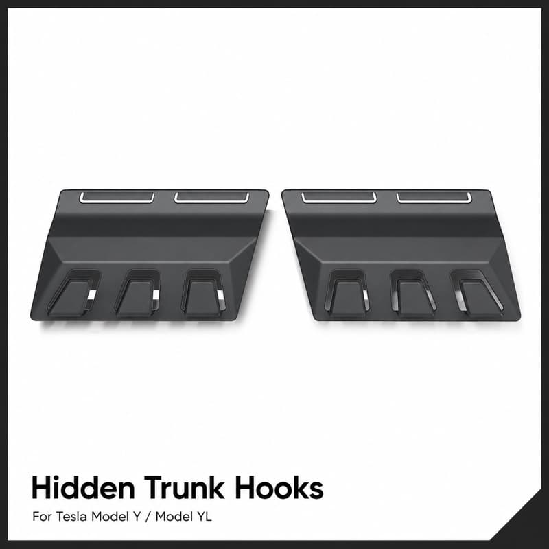 TINKON hidden trunk hook set for Tesla Model Y and Model YL