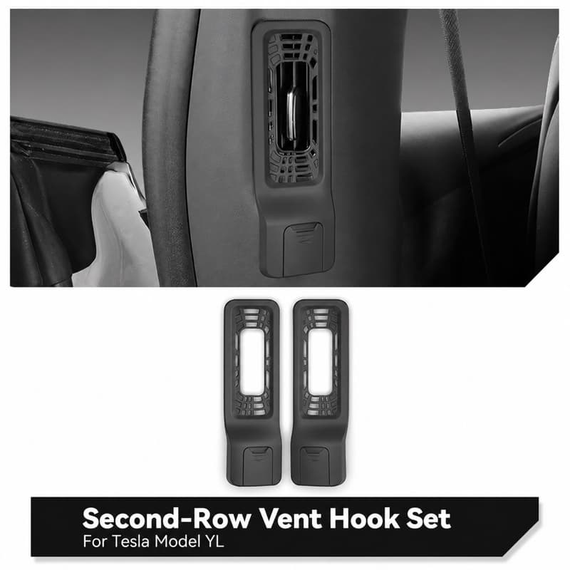 TINKON second-row B-pillar air vent hook set for Tesla Model YL