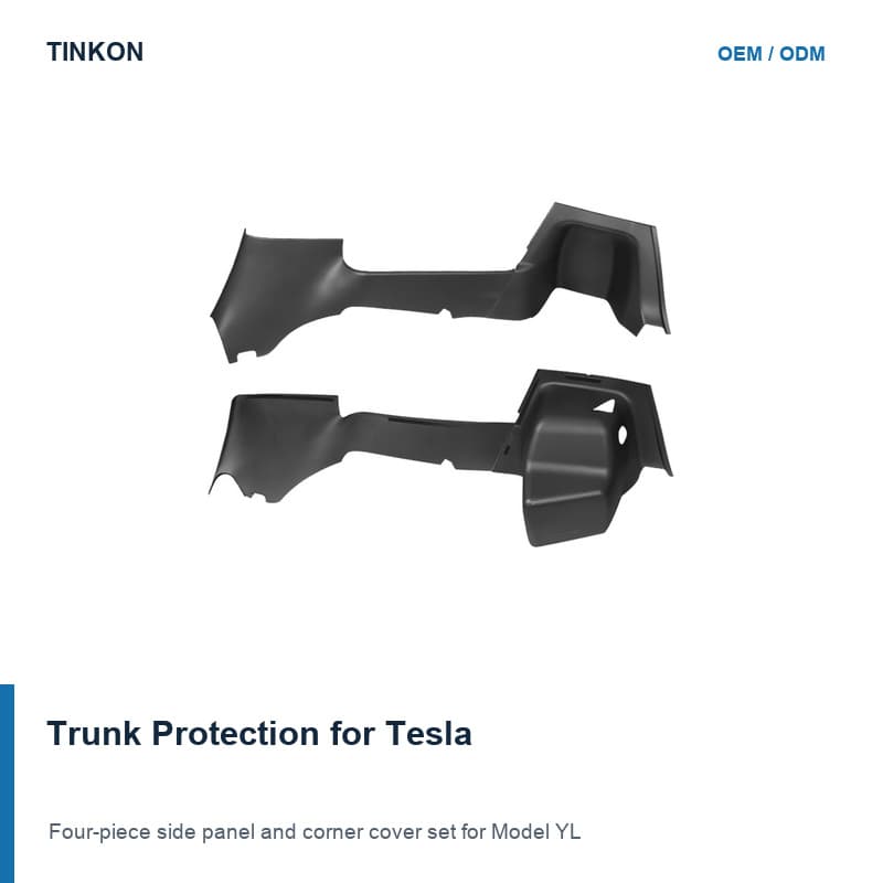 TINKON trunk side protector and door sill guard collection for Tesla Model YL