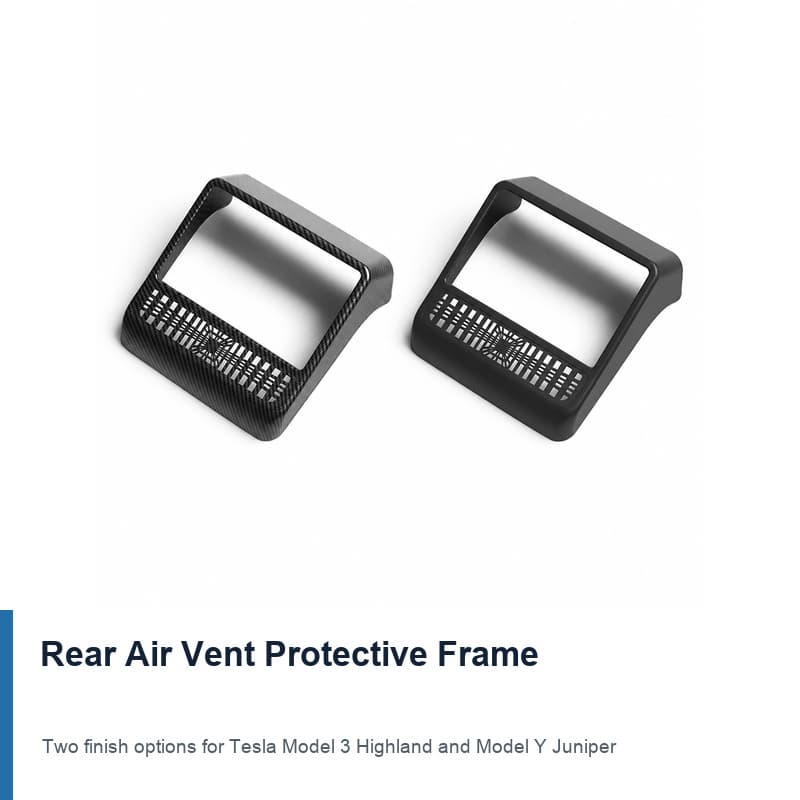 TINKON rear air vent protective frame for Tesla Model 3 Highland and Model Y Juniper