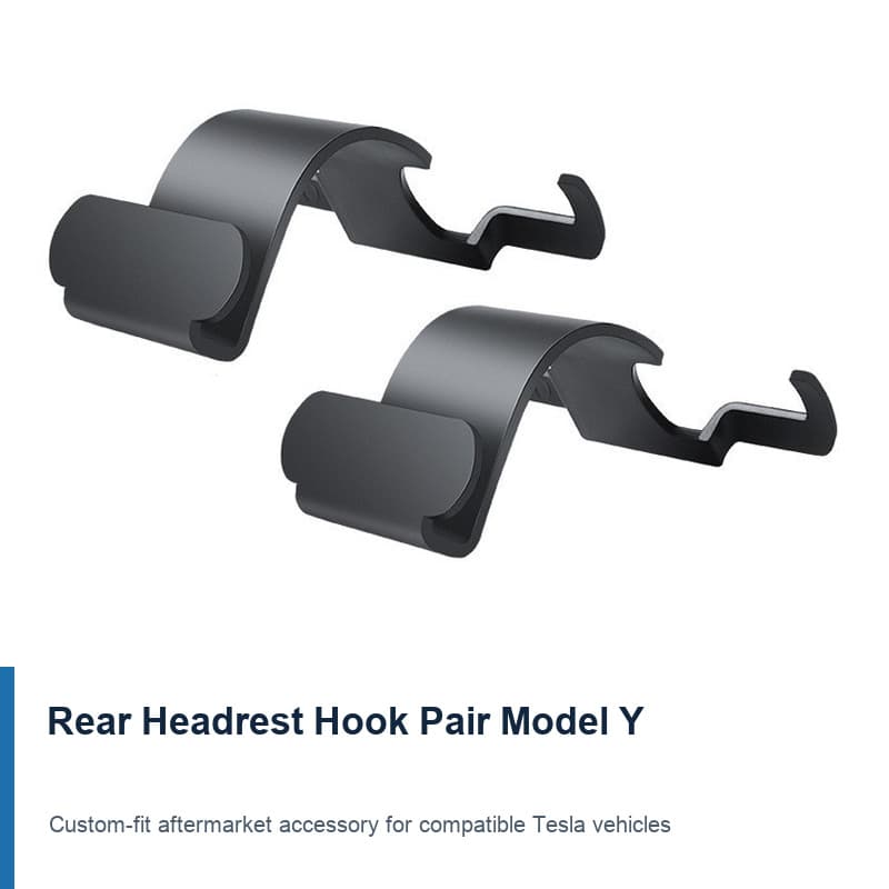 TINKON rear headrest hook pair for Tesla Model Y